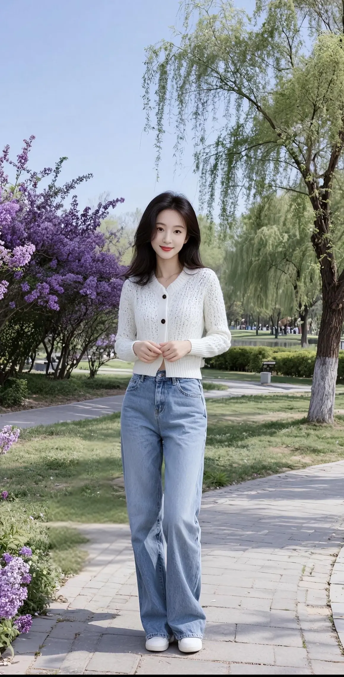 AI春日清新照 随变ai随便玩