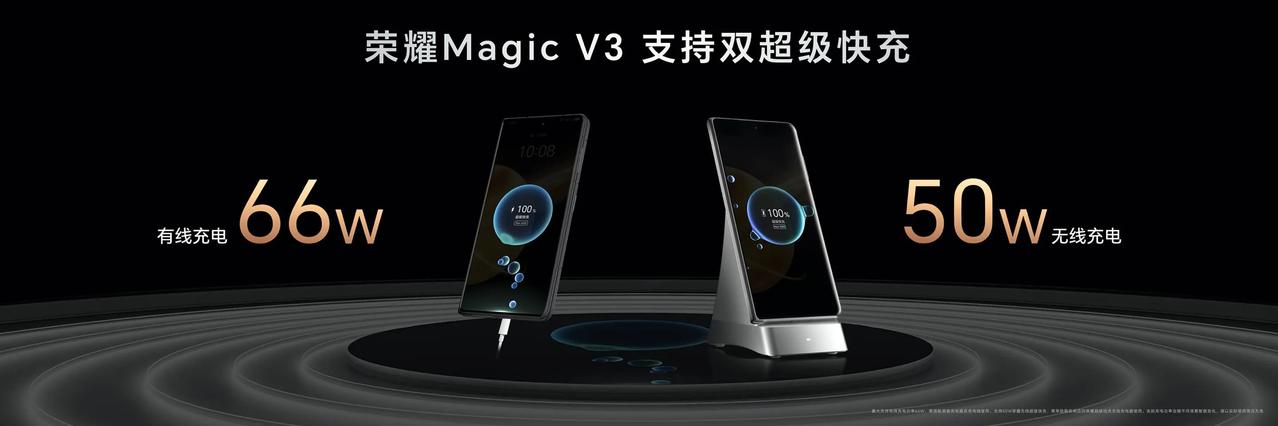 好消息！荣耀Magic V2上的遗憾在Magic V3得到了弥补，这次无线充电没