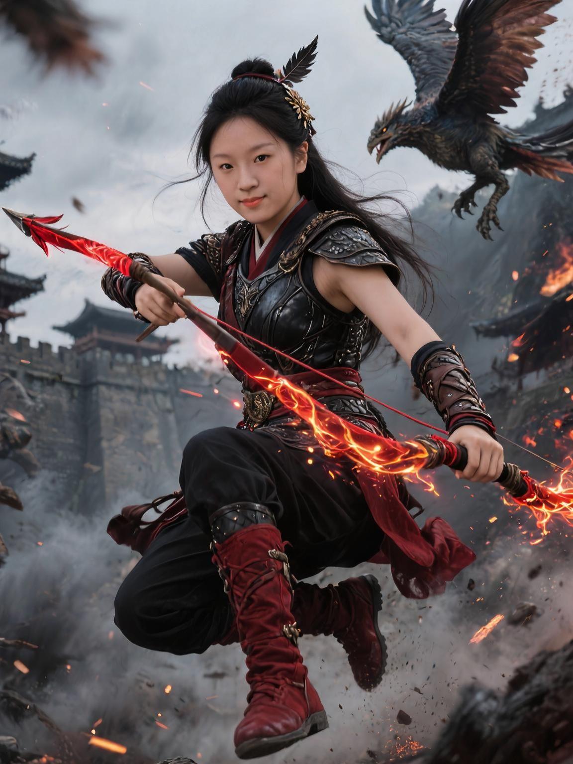 AI玄幻古风抓拍抖音ai创作 唯美古风带你一起穿越 带你穿越古代 是魔是仙我自己