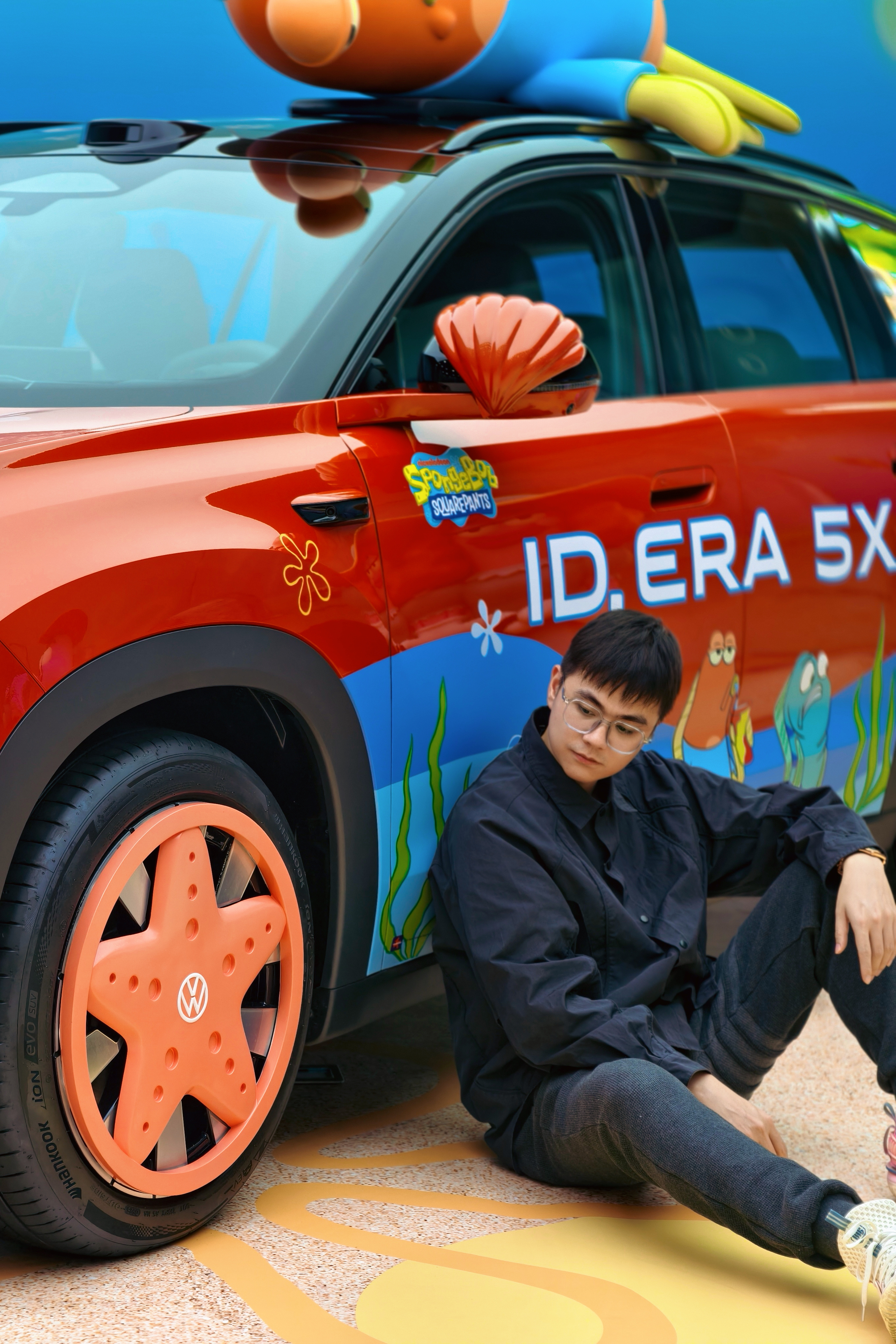周六了，瘫一瘫比奇堡的瘫瘫鱼就是我喜欢的状态大众ID. ERA 5X联名就很美好