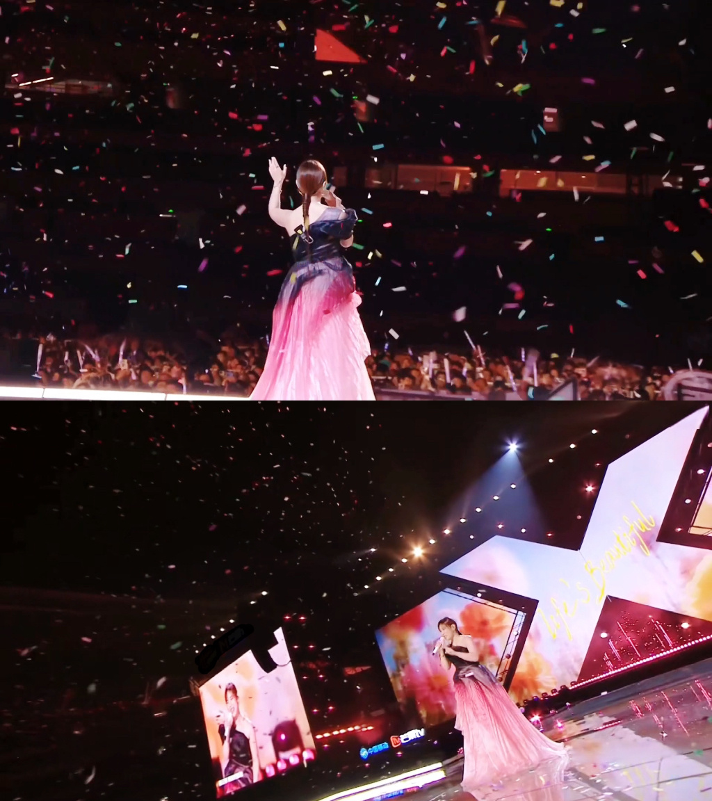 留存一下彩带薇 