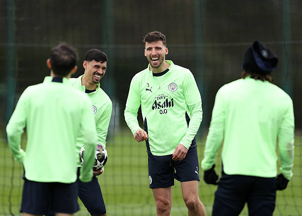 欧冠1/8决赛首回合曼城vs皇家马德里公开训练课📷 