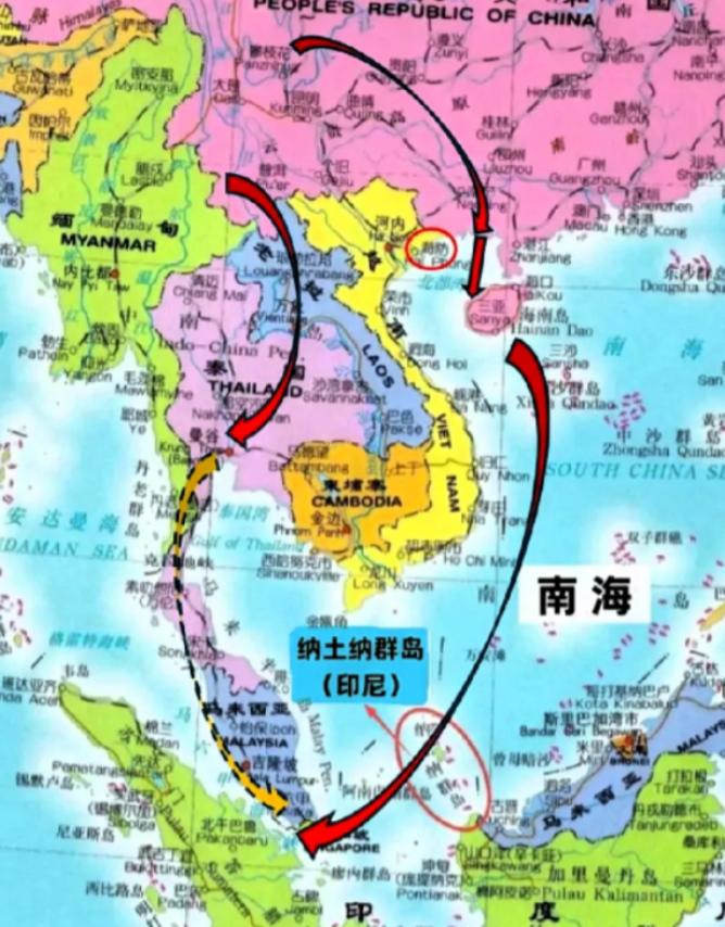 越南，已经主动从中国的经济巨舰上跳船了！很多人只当是广西修了条河，却没意识到，越