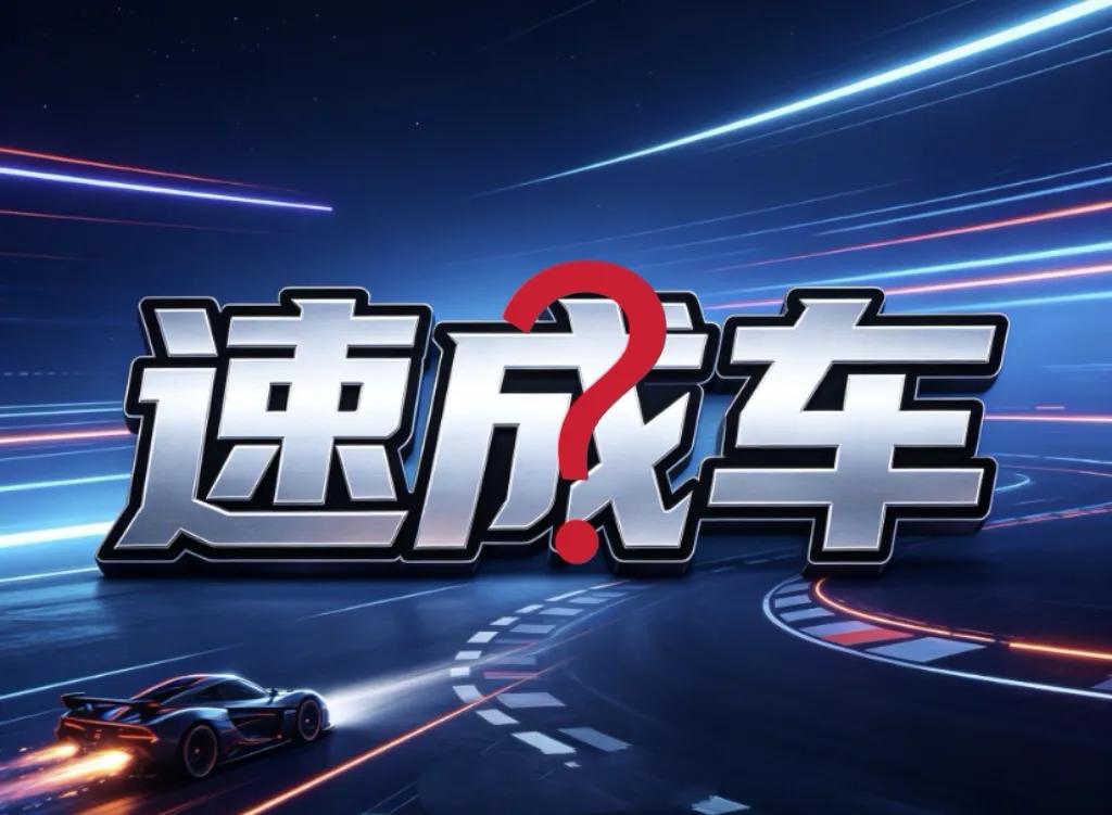 “速成车”？
网友：速不速成不是重点，合不合格才是重点。以前盖房子几十天才一层，