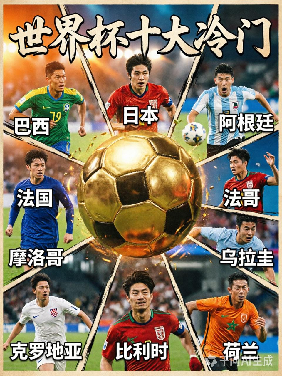 10场颠覆战局！本届世界杯十大冷门，打破足坛固有秩序
 
足坛世人，
总习惯以世