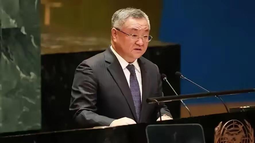 2026年1月26日，美国代表在联合国召开“重申法治：重振和平，正义与多边主义”