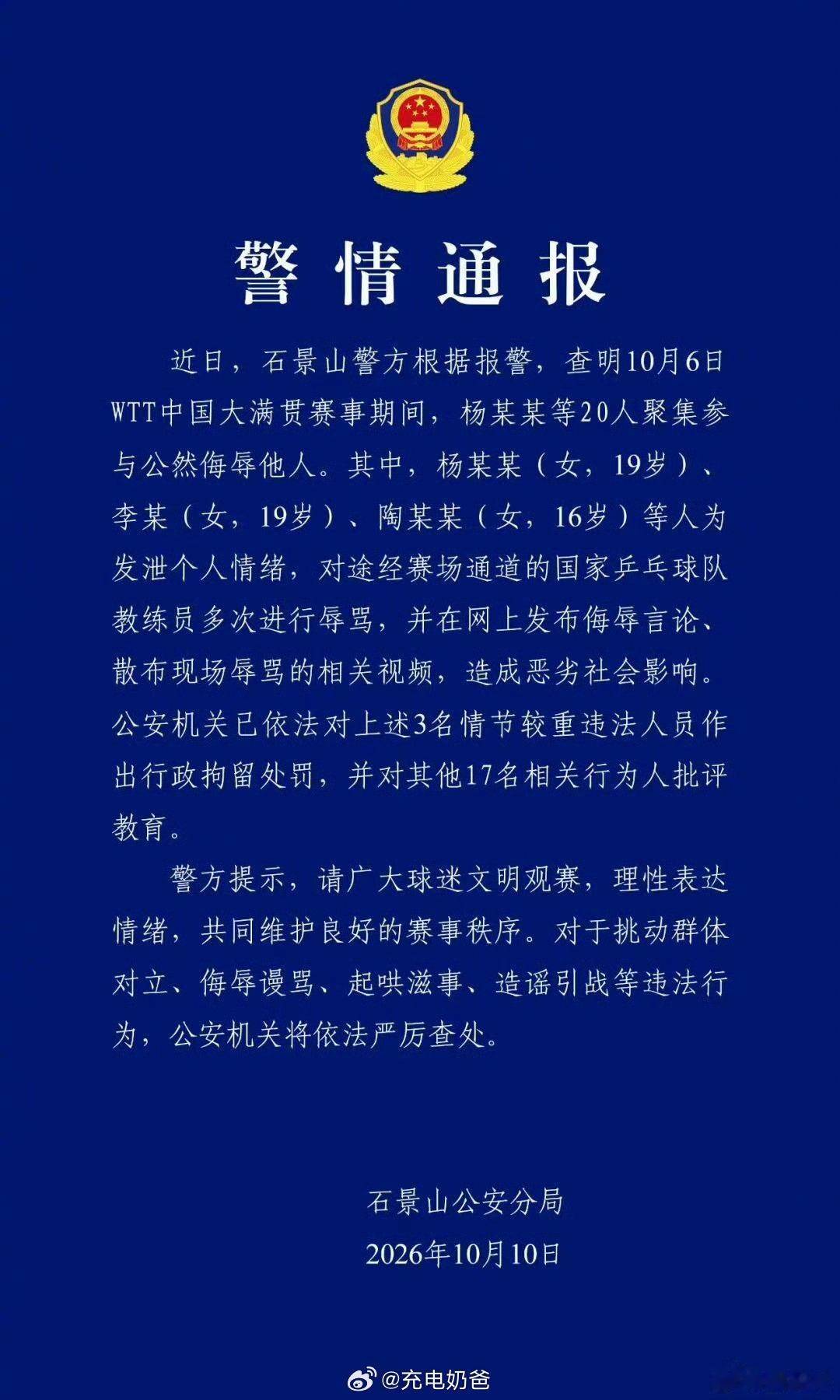 【辱骂王皓2人19岁1人16岁围堵辱骂王皓成员仅16岁年龄小更不能无法无天，为所