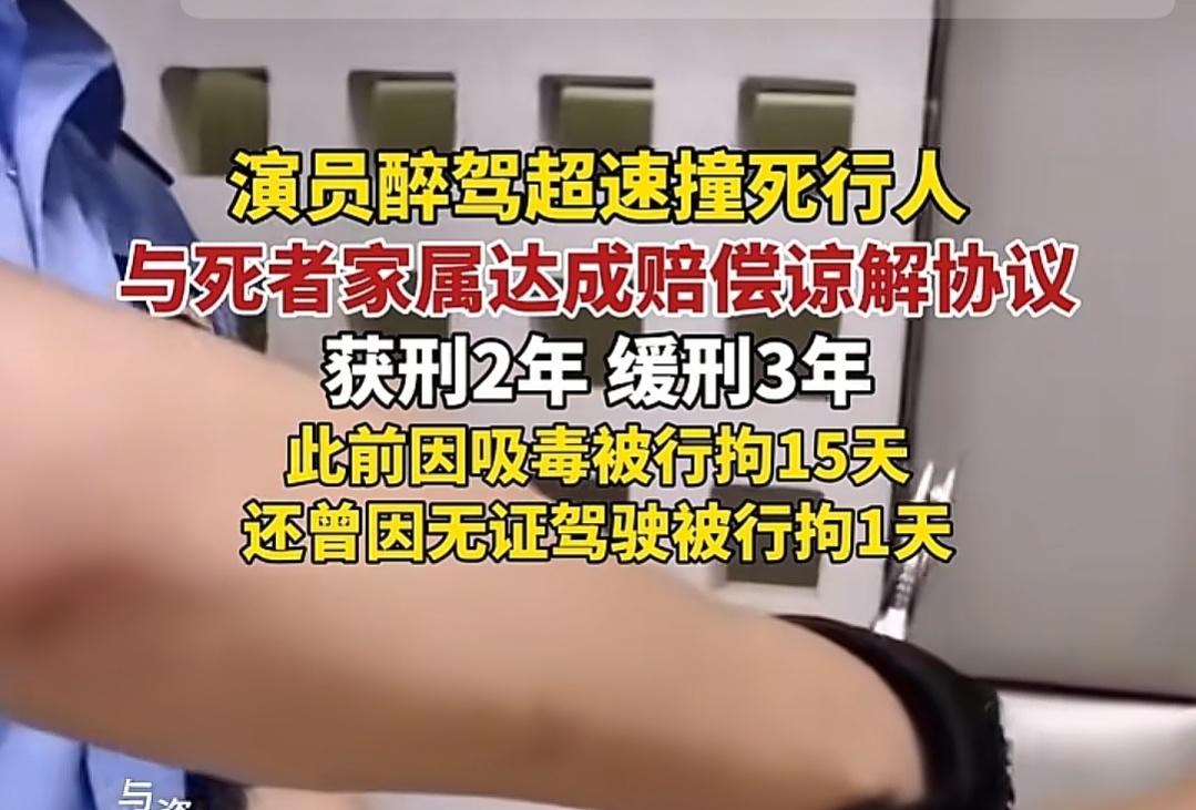 演员醉驾撞死人赔偿获谅解，判二缓三引热议！内蒙古演员布某的案件，戳中了公众对“花