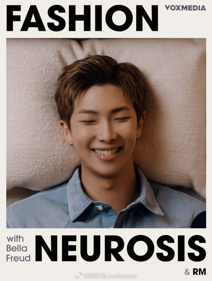 金南俊 【RM受邀上线时尚访谈节目《Fashion Neurosis》】BTS队