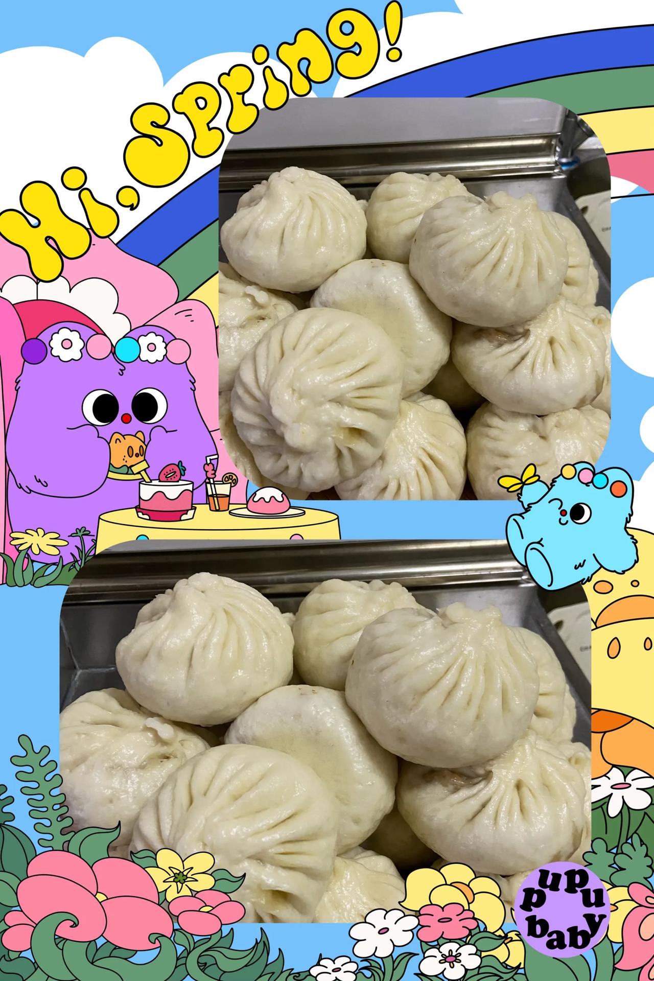 北方人喜欢吃面食

尤其喜欢包子、饺子🥟

今天做了些酸菜肉馅儿的包子

香滴