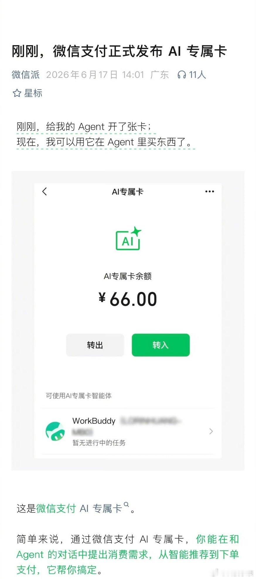 AI支付 太抽象了，噱头大于使用，真有人会把钱交给AI帮你花吗，省事自然是省事了