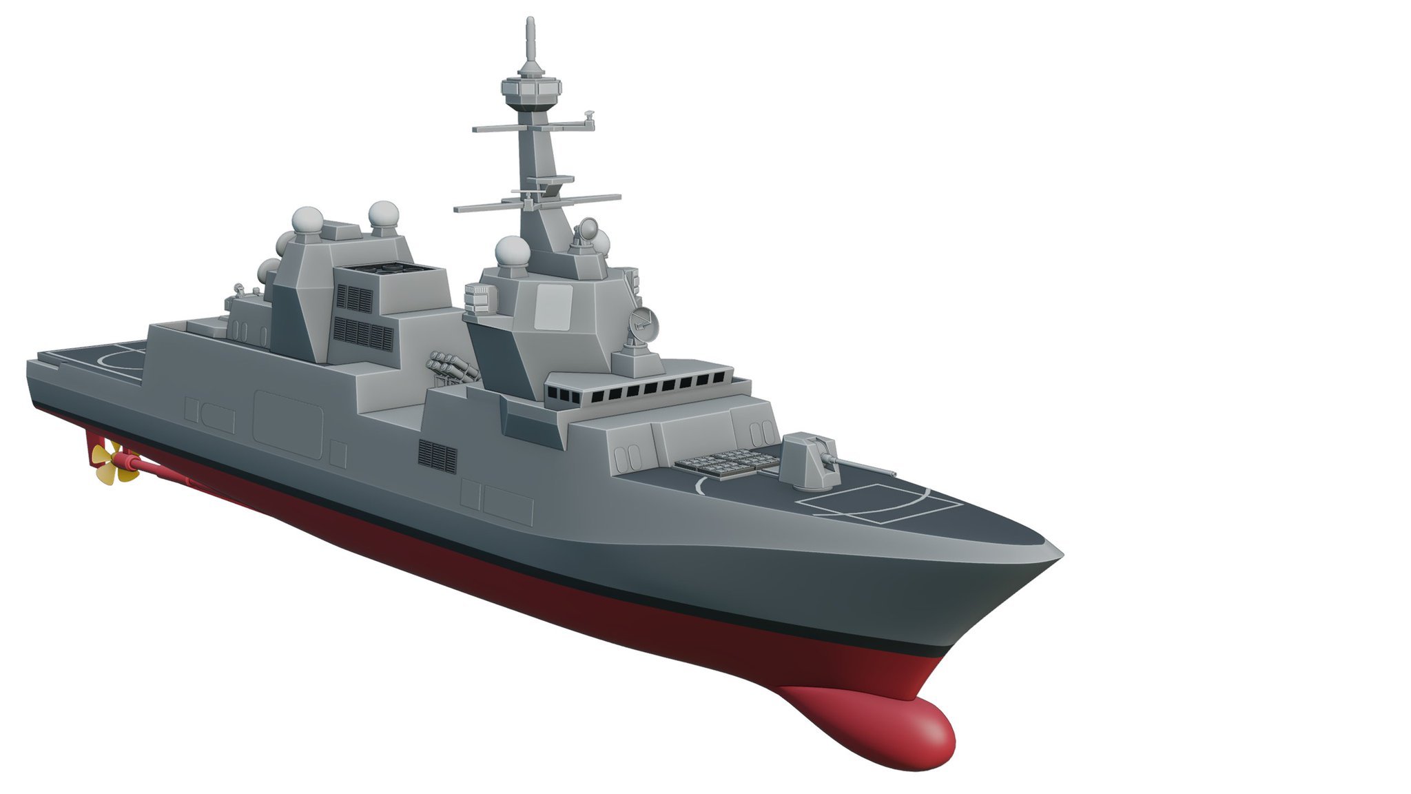 中外舰闻 烽火问鼎计划 每天认识一件兵器 X上的菌迷以FREMM EVO为蓝本，