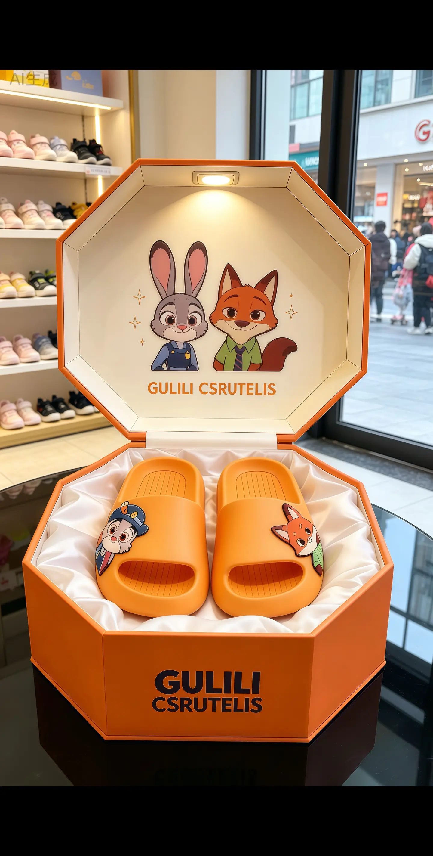 亲子拖鞋洗澡拖鞋 儿童拖鞋卡通拖鞋 朱迪尼克