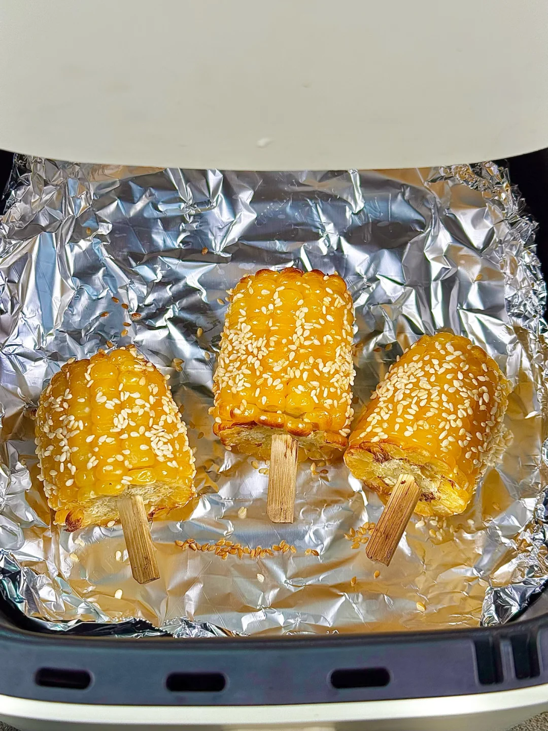 空气炸锅奶香玉米 好吃到停不下来！