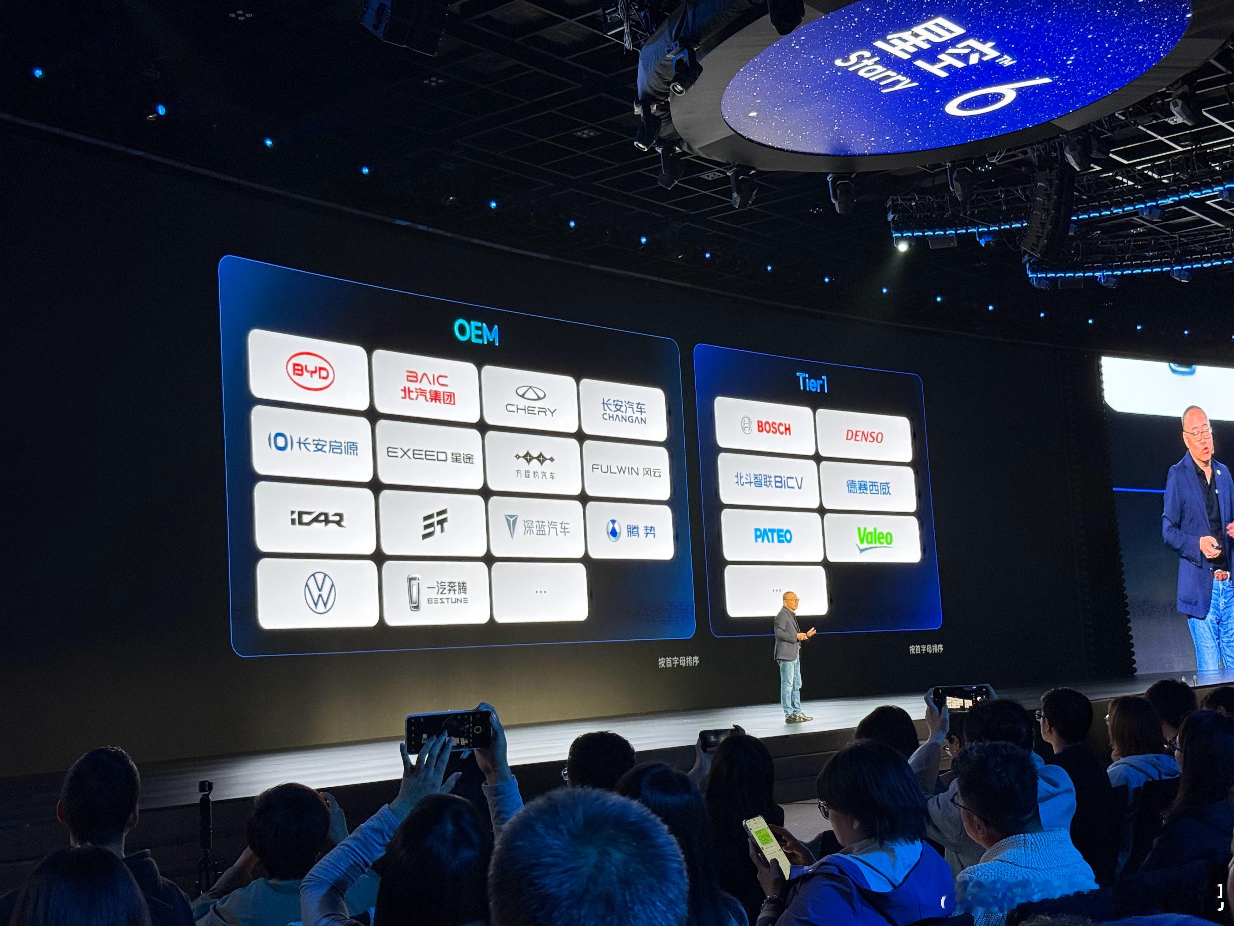 地平线星空的第一批合作伙伴——比亚迪，北汽，长安，奇瑞，一汽 