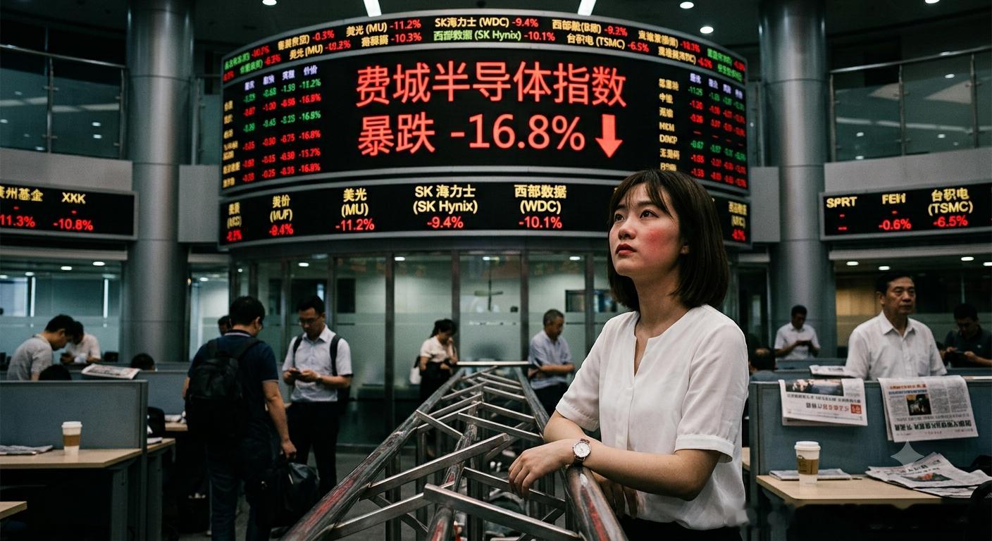 全球半导体产业股票为什么发生了崩盘式下跌？半导体板块目前确实正在经历剧烈的暴跌。