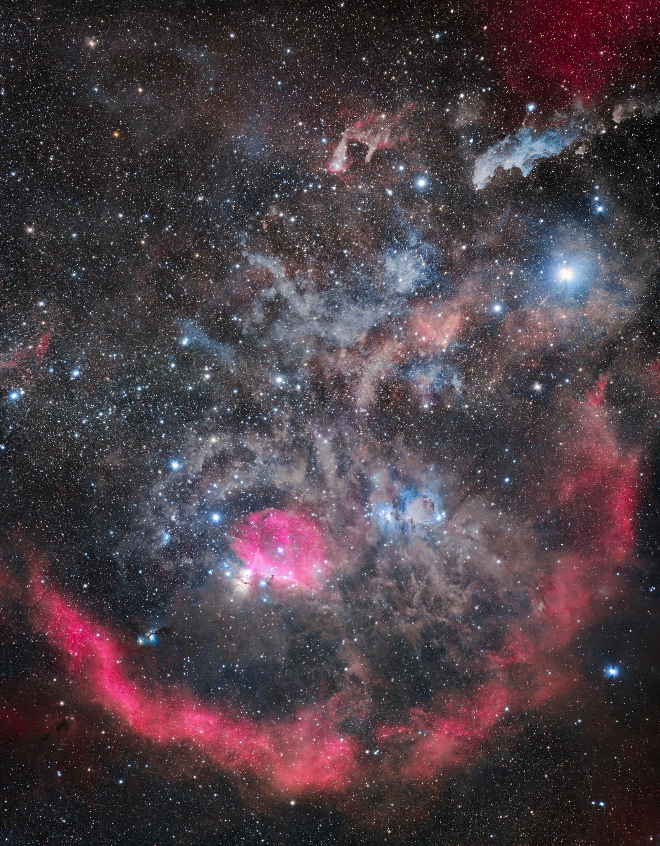 超大全景的猎户座大星云马赛克来了～超大全景的猎户座大星云马赛克来了～ ...