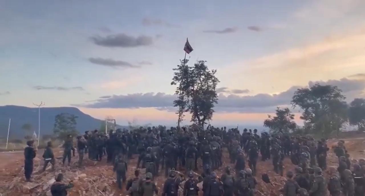 泰军于2025年12月16日重新夺回争议不断的Chan An Ma边境地区，下午