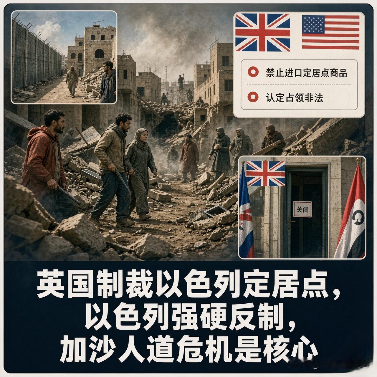 英国这一次做对了？

9月8日，英国宣布禁止进口约旦河西岸以色列定居点商品、限制