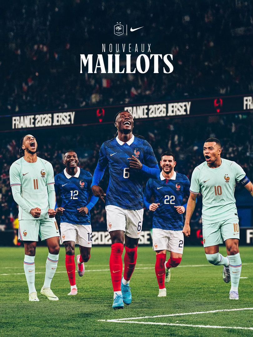 姆巴佩  基利安一上身我就可以宣布这是最好看的球衣🫢🗽姆巴佩法国队