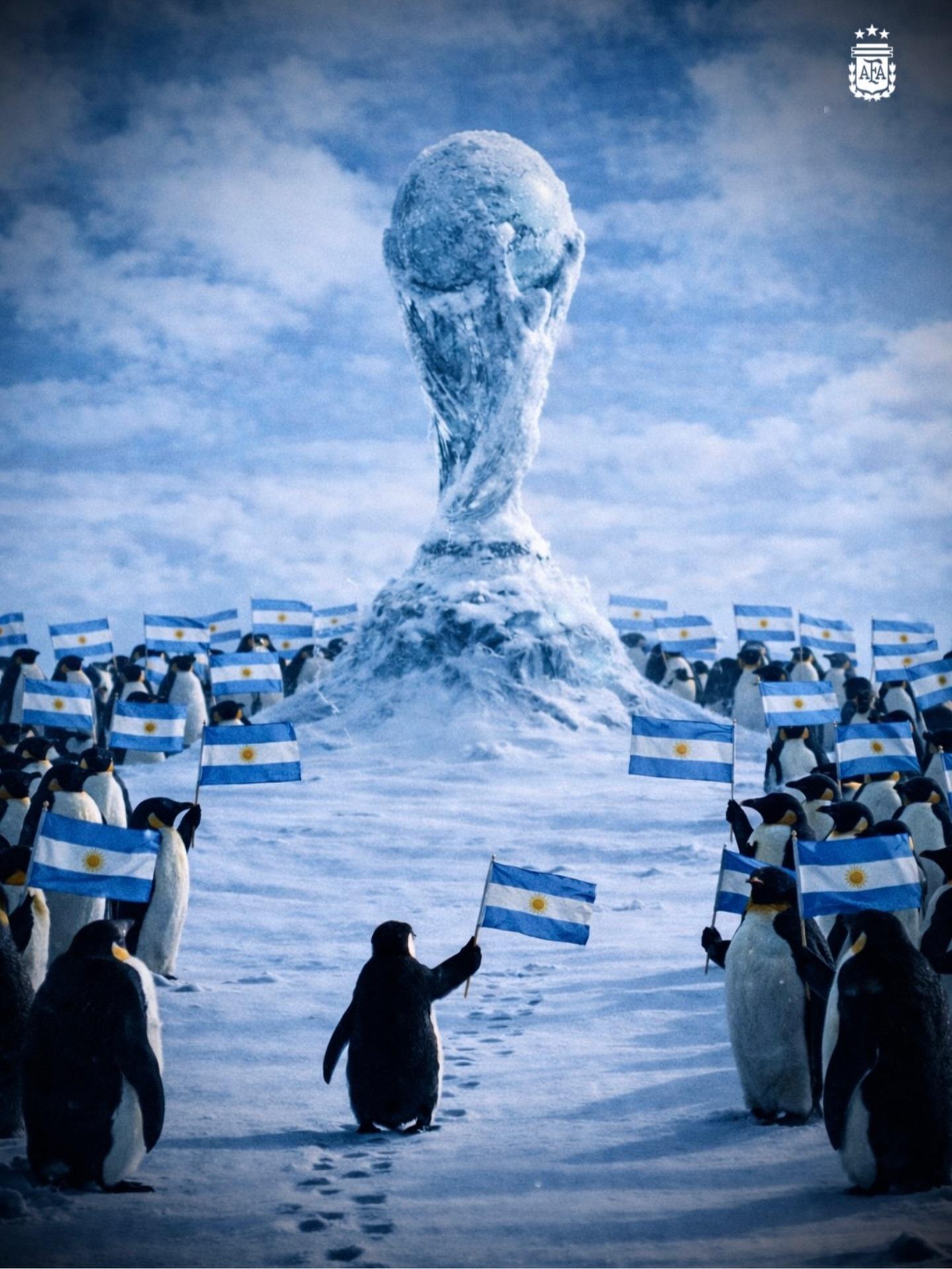 阿根廷国家队官方ins：与属于我们的东西在一起🇦🇷🏆阿根廷球迷俱乐部