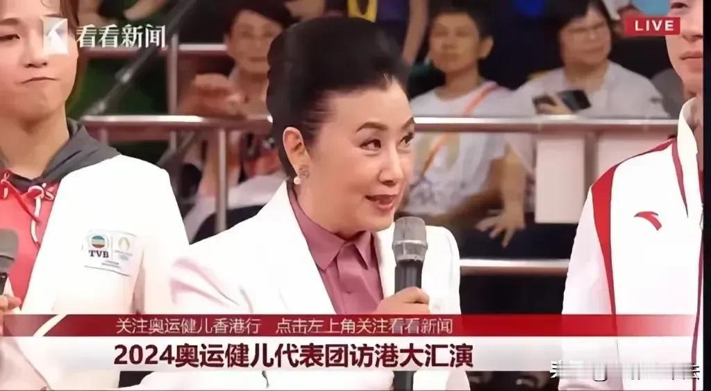 汪明荃非常犀利的向陈梦提问，你准备打到多少岁？

陈梦回答的无懈可击，乒乓球这项