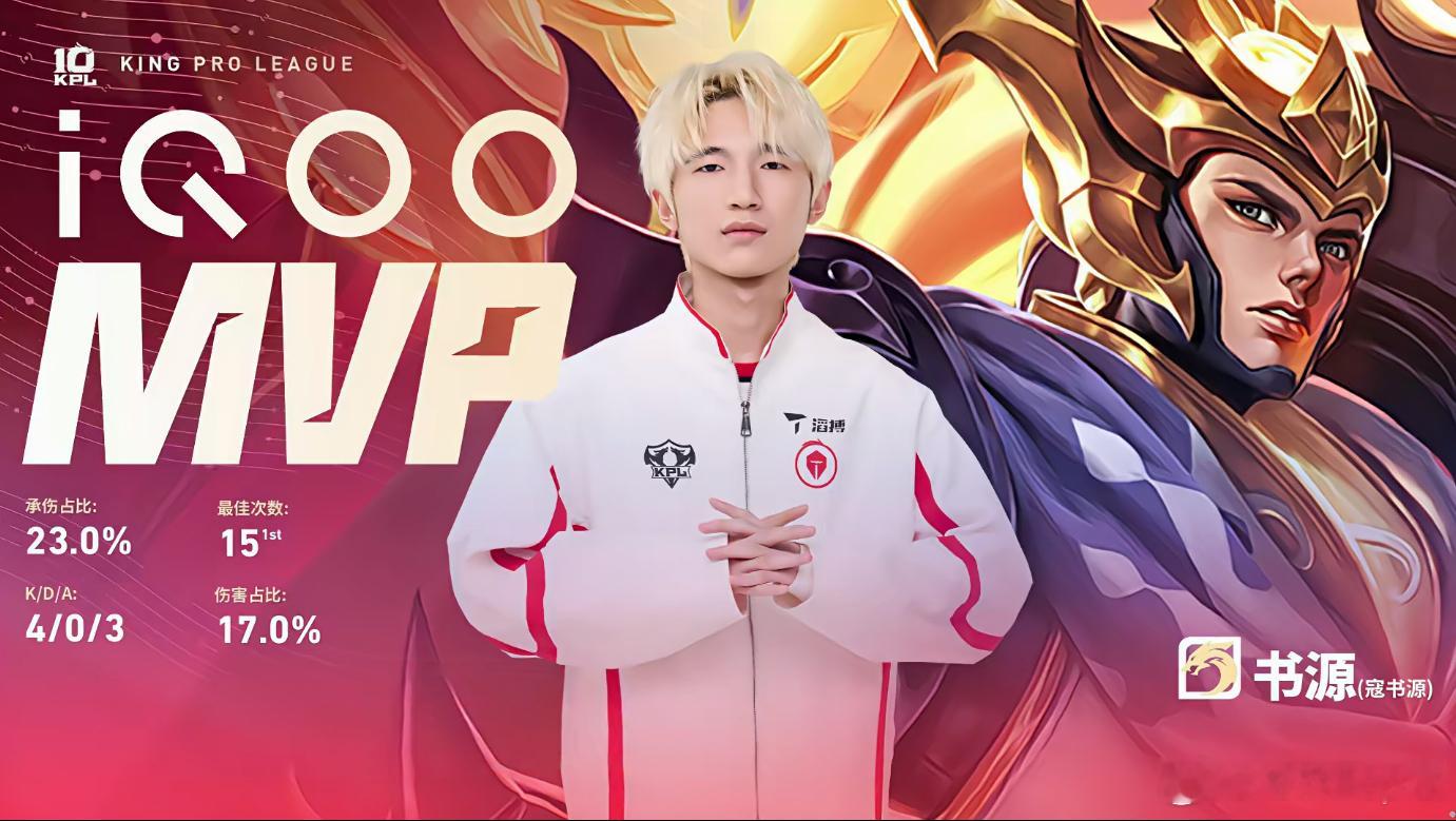 狼队对战TES书源又是MVP！我说白了书源真的很厉害 