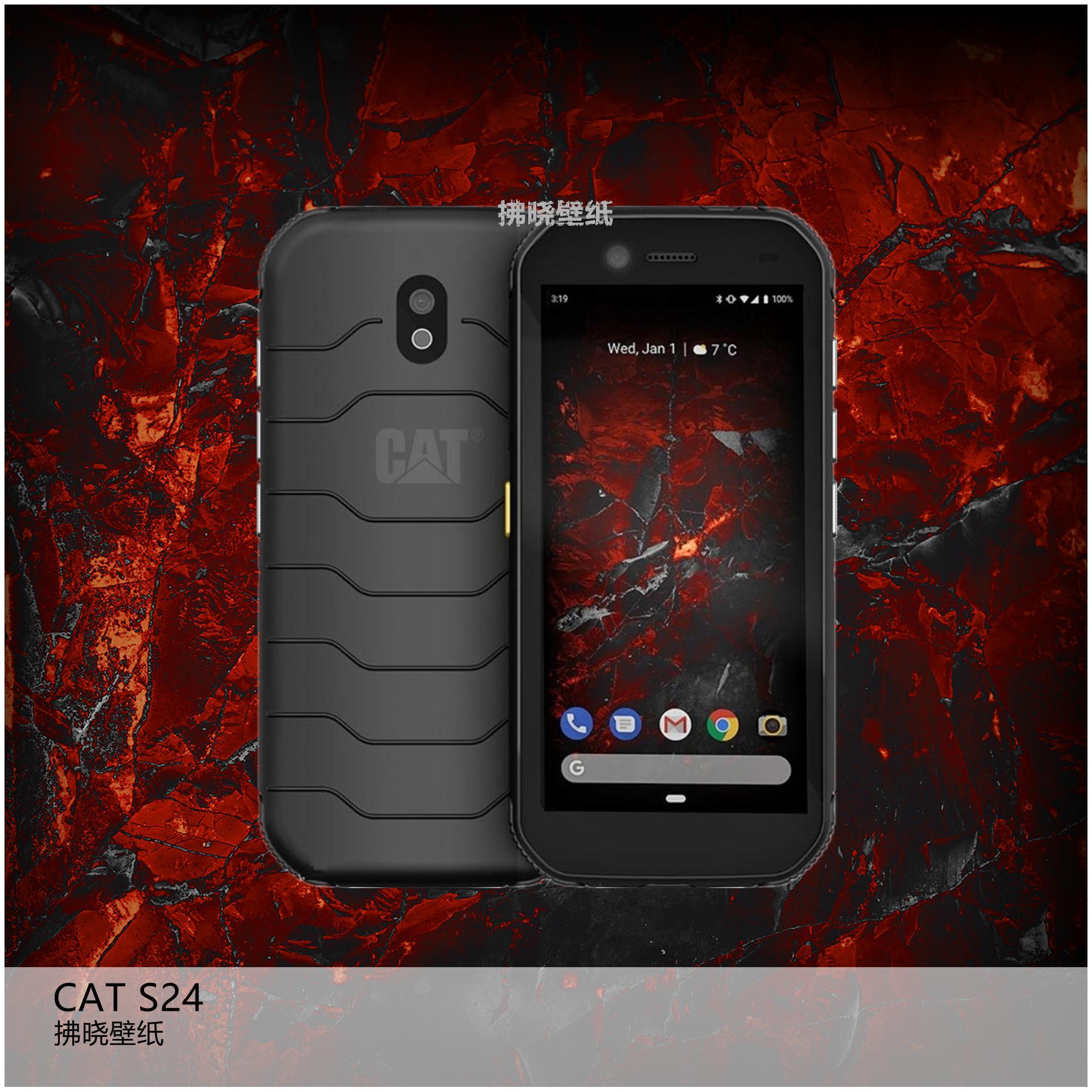 【壁纸分享】厂牌系列：CAT S24。[思考]在众多不同类型手机的原厂预装壁纸里