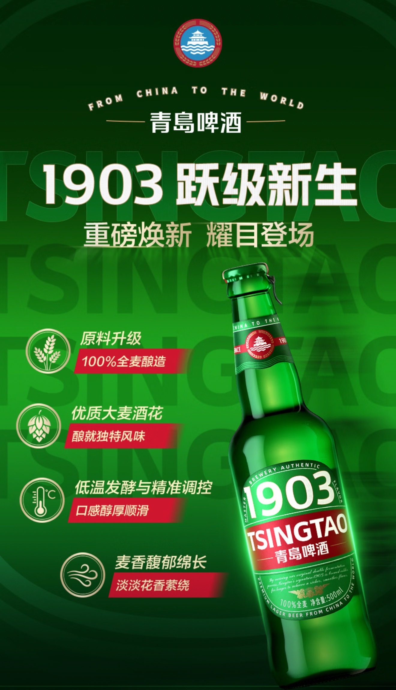 青岛啤酒把老友聚会约在美团闪购码住！今晚19:03美团看肖战，搜【青岛啤酒】就能