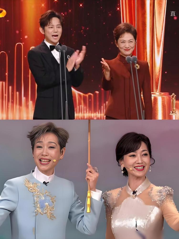 面相骗不了人，网友一眼就发现问题所在！最近刷到海霞和何炅同框的视频，53岁的她一