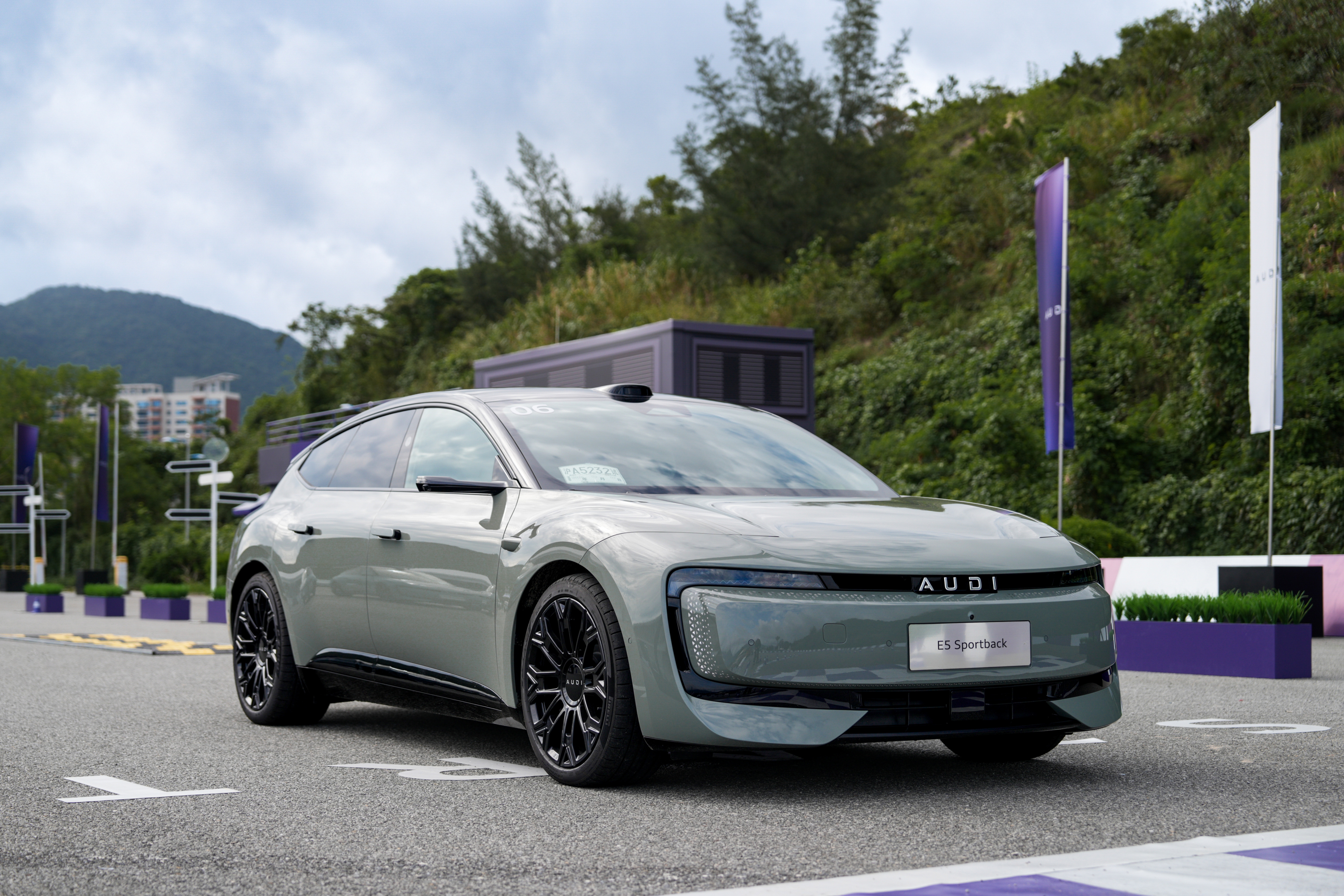 第一台带quattro的智能电动车 奥迪 E5 Sportback 的 quat