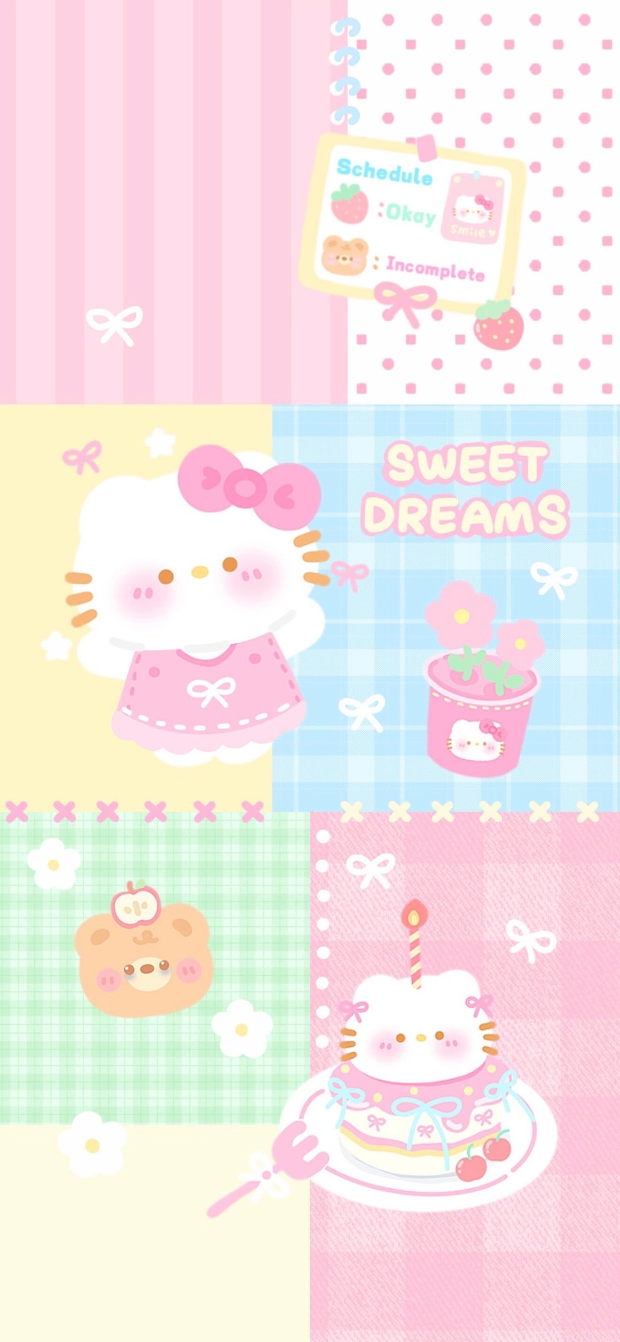 Hello Kitty壁纸分享三丽鸥｜甜妹壁纸｜可爱壁纸｜卡通动漫｜聊天背景图 