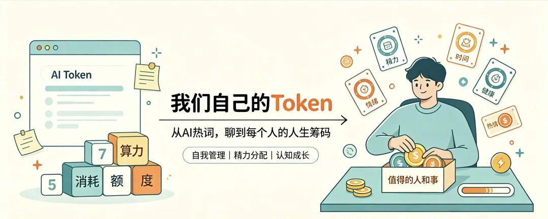 AI靠Token算力活着，我们的人生也有专属Token
 
 
 从现在最最流行