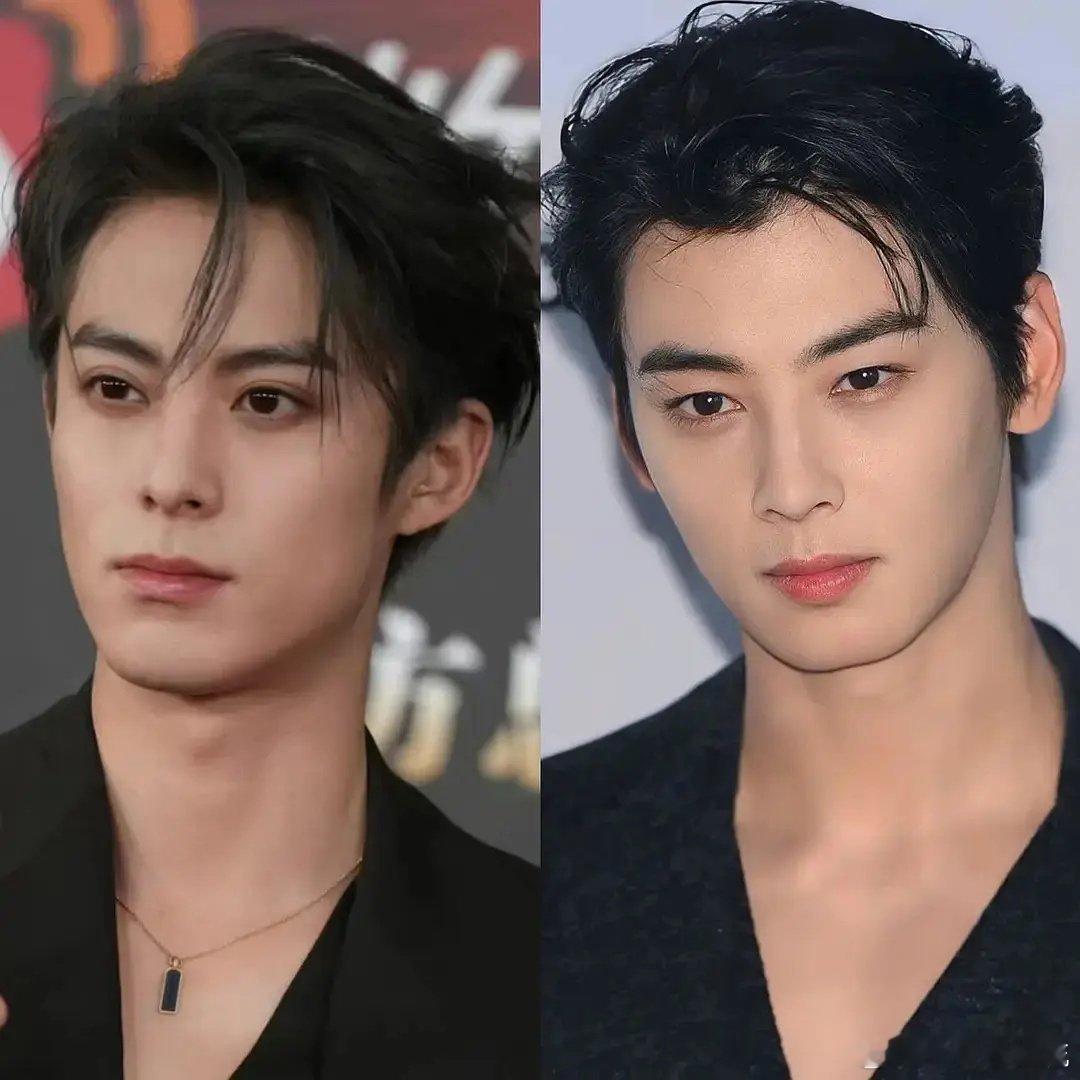 王鹤棣很明显比车银优帅的多 ​​​