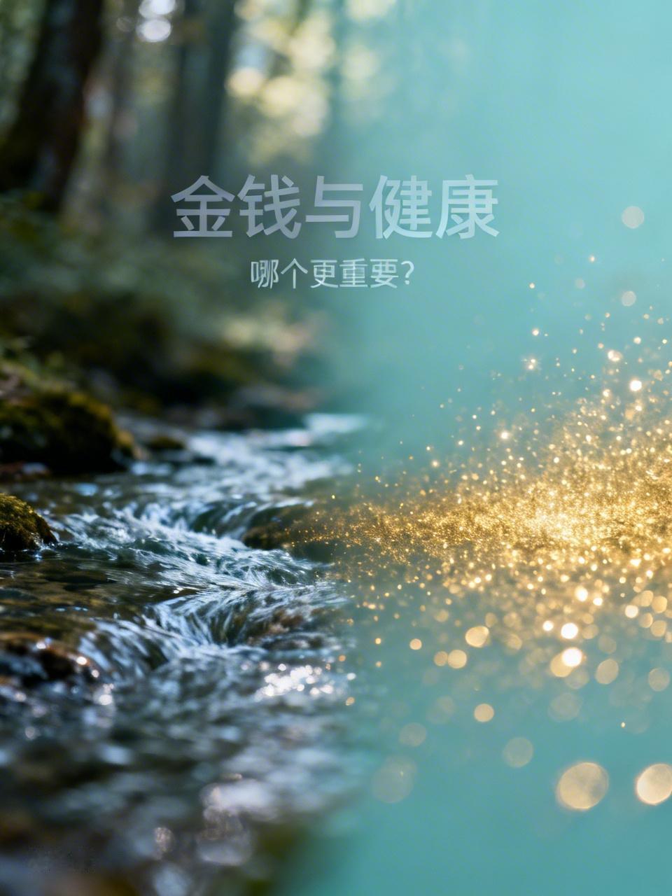 人活一辈子，金钱与健康哪个重要？这问题就像先有鸡还是先有蛋一样让人纠结。
有人觉