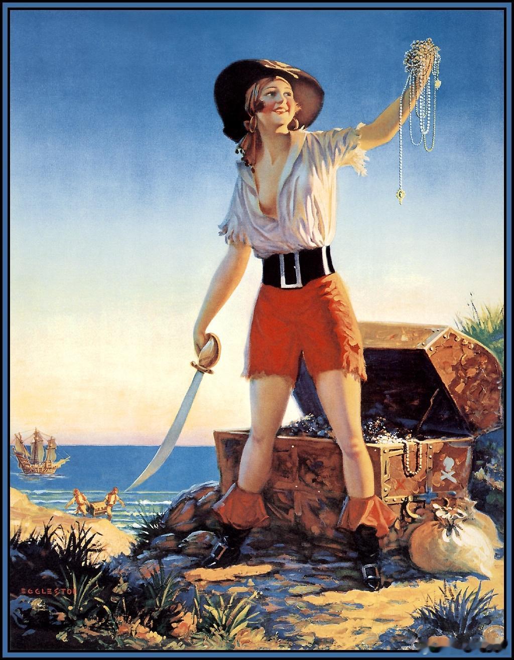 西洋历史文化鱼缸历史知识 美国画家爱德华·梅森·埃格尔斯顿（Edward Mas