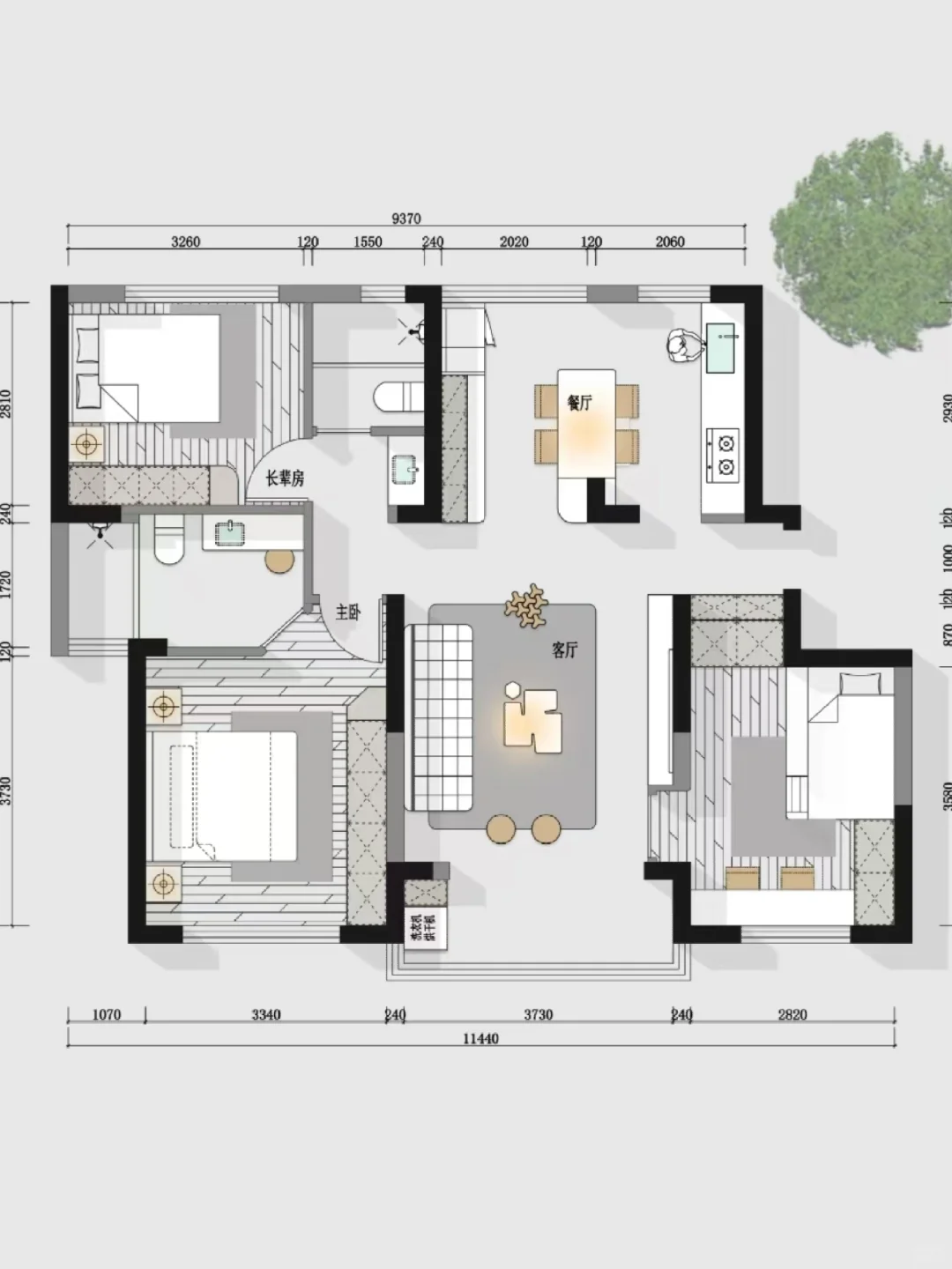 又成功收款120，给小姐姐两个方案超满意