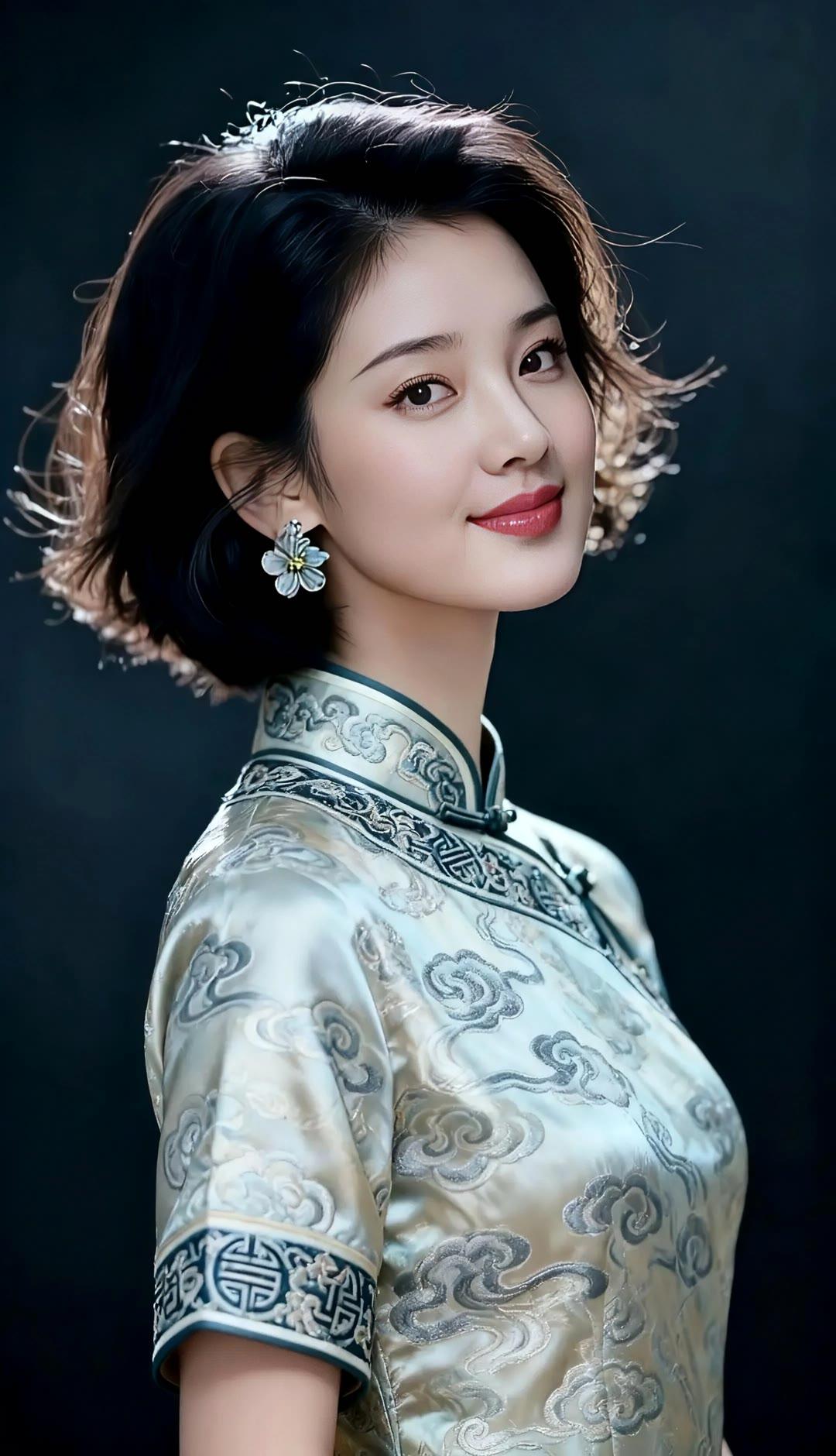 复古旗袍风，优雅气质满满！