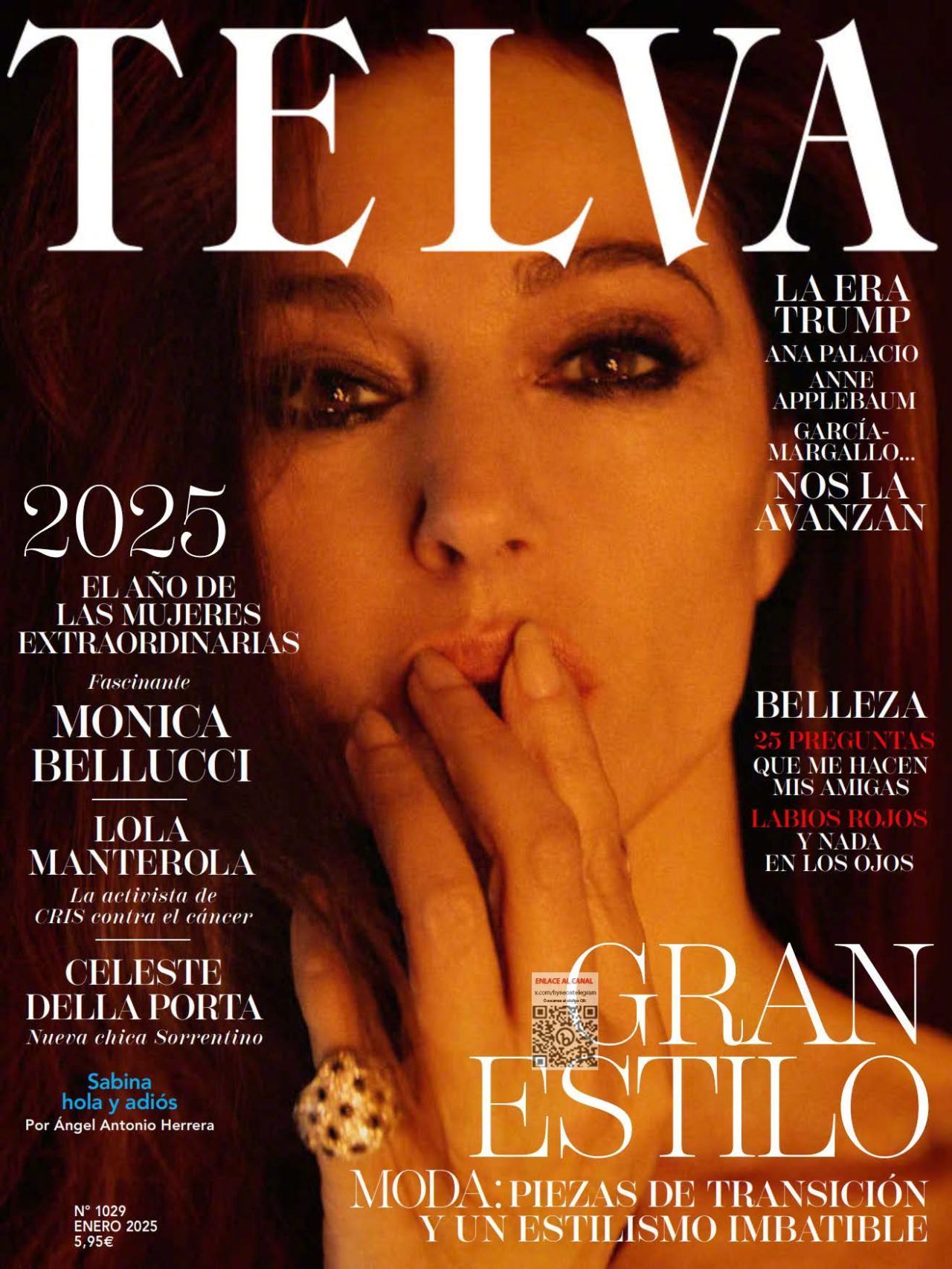 莫妮卡贝鲁奇Monica Bellucci 登上 Telva España 20