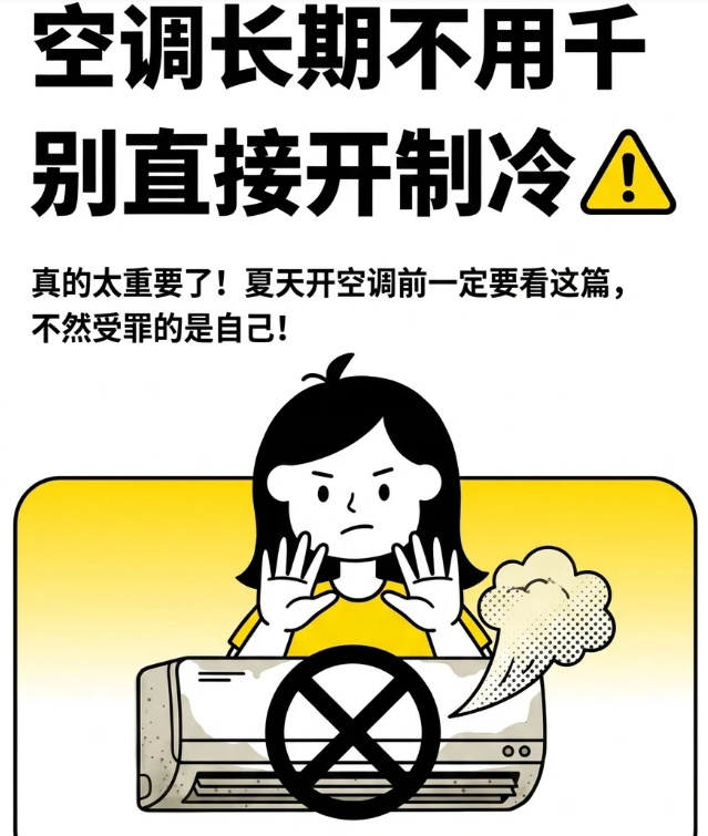 数码产品使用体验 夏天首次开启空调，正确的打开方式原来是这样！✅ 第一步，先打开