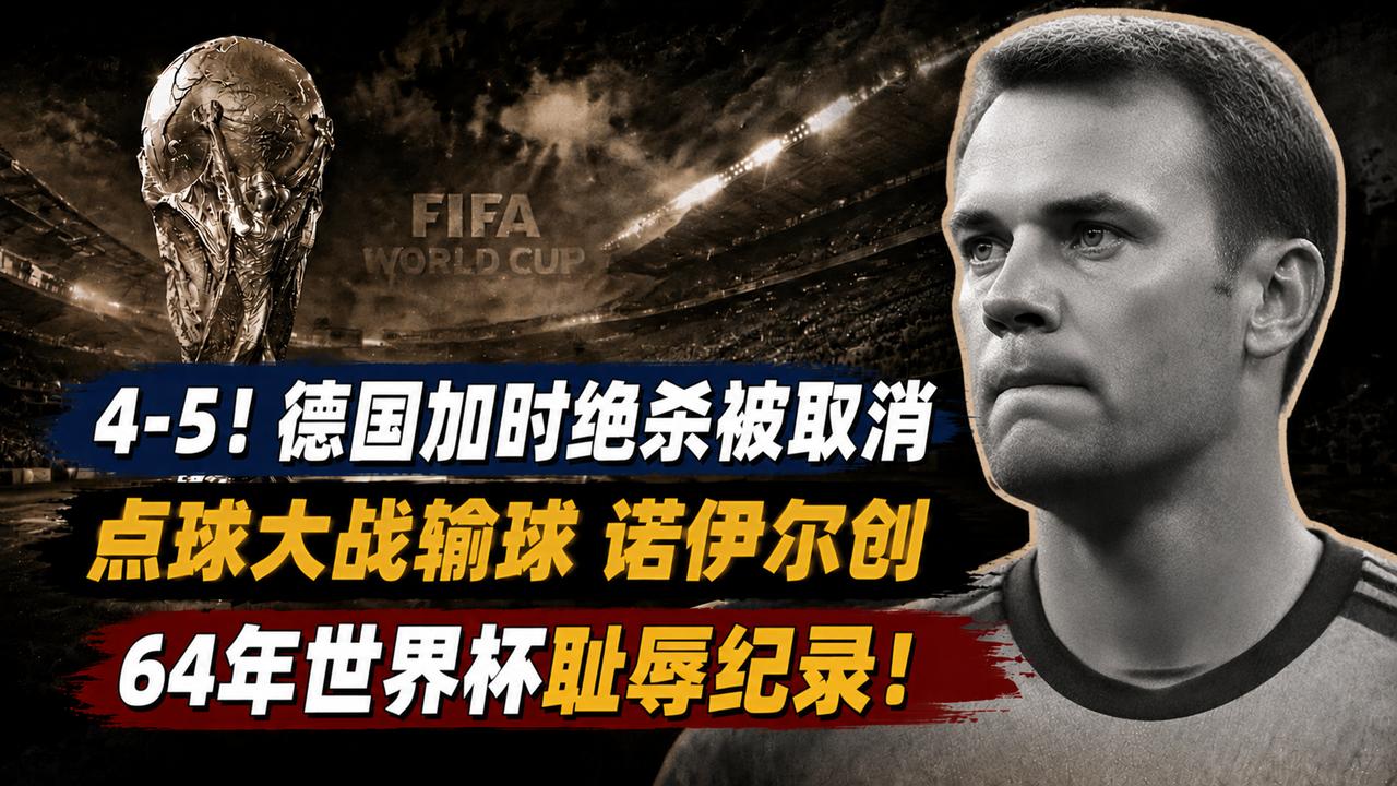 4-5！德国加时绝杀被取消，点球大战输球诺伊尔创64年世界杯耻辱
这一夜的波士顿