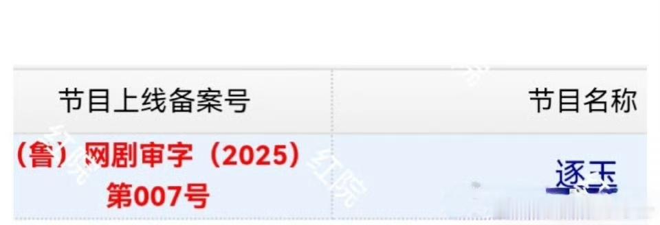 张凌赫、田曦薇《逐玉》今日过审下证！期待值如何？