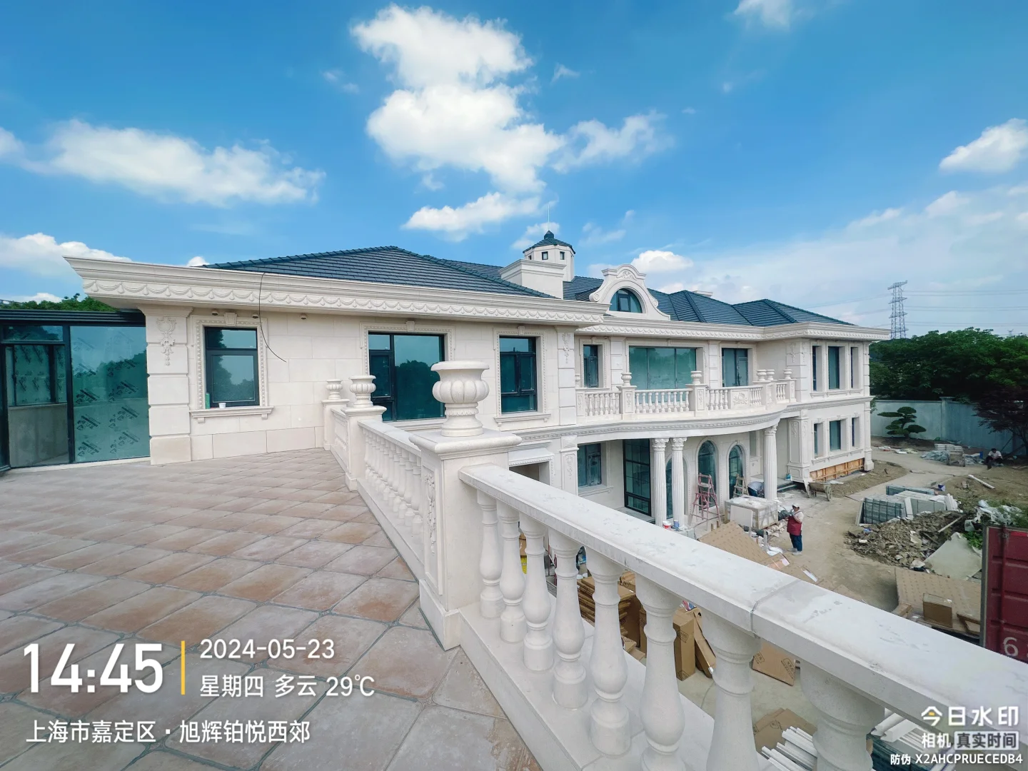 两千平奶油法式大宅工地