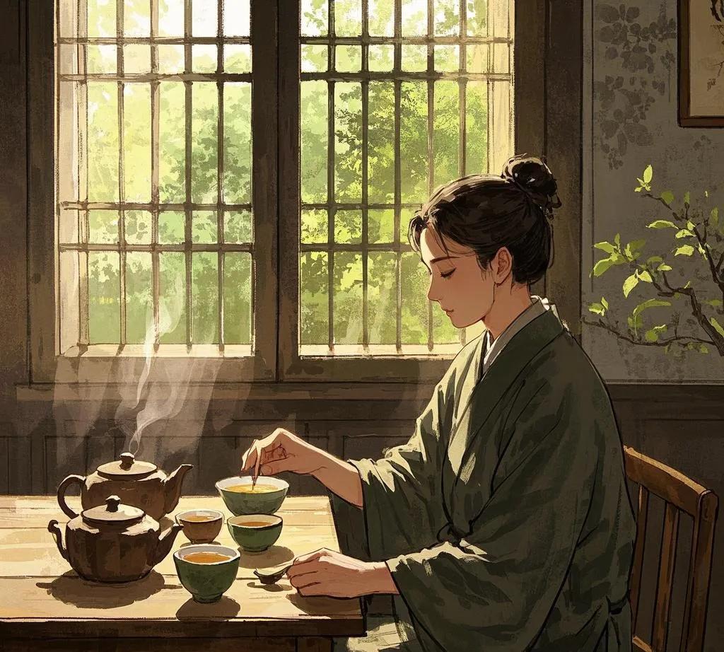 专注当下
 
在喝茶时，能全身心地投入到品茶的过程中，专注于茶叶的香气、茶汤的色