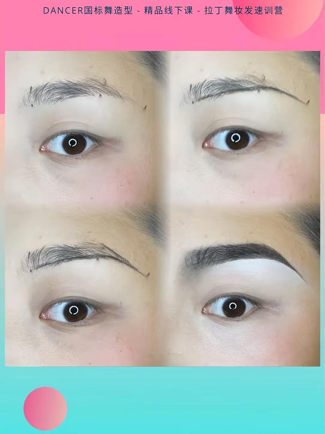 新手期的时候不敢下笔？下笔完全没有个位置可参考？这时候“定点画眉”就是一个不错的