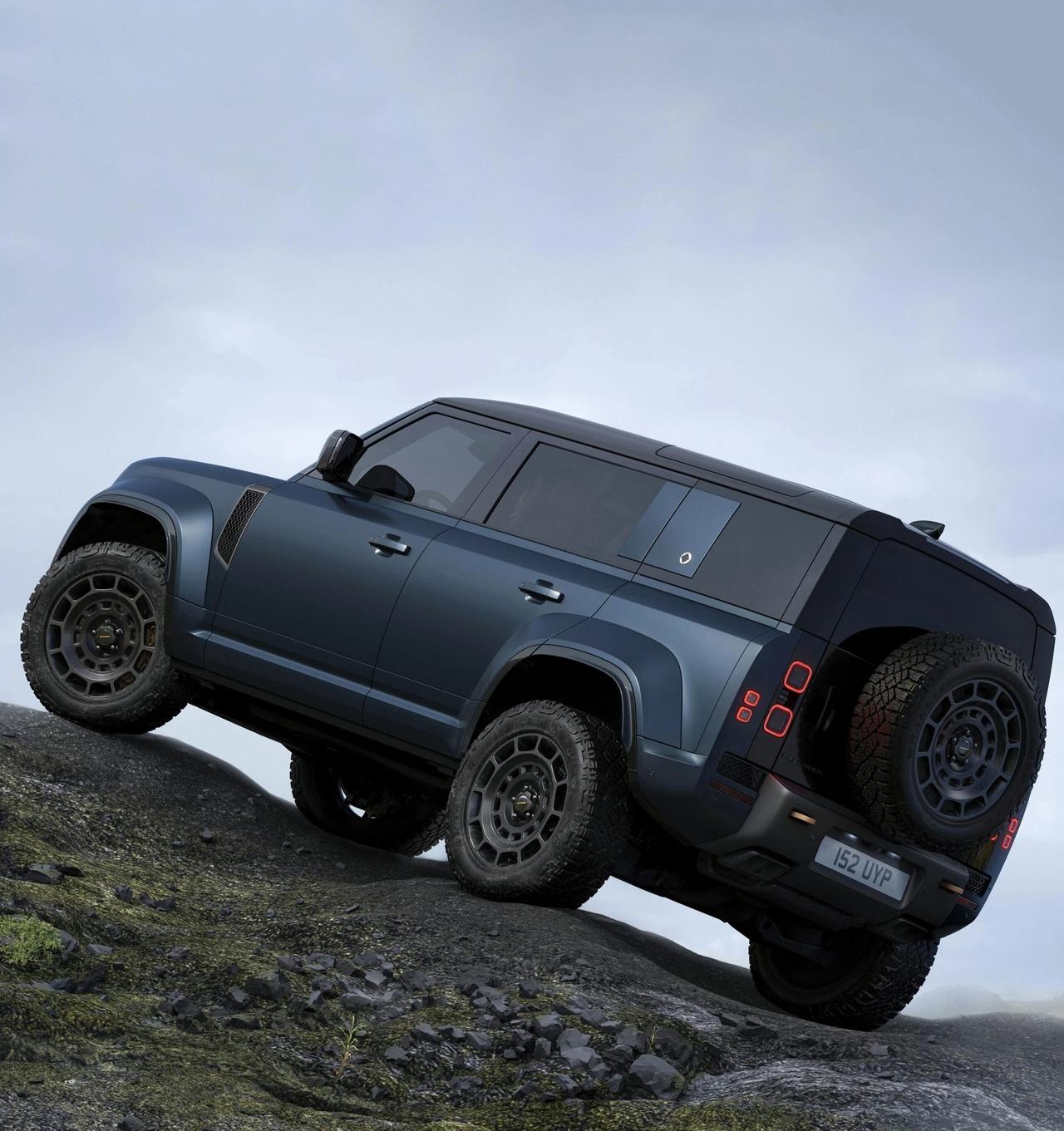 越野|2026款路虎卫士OCTA马尾藻蓝这抹深海哑光蓝太绝了！宽体机甲+钻石徽标