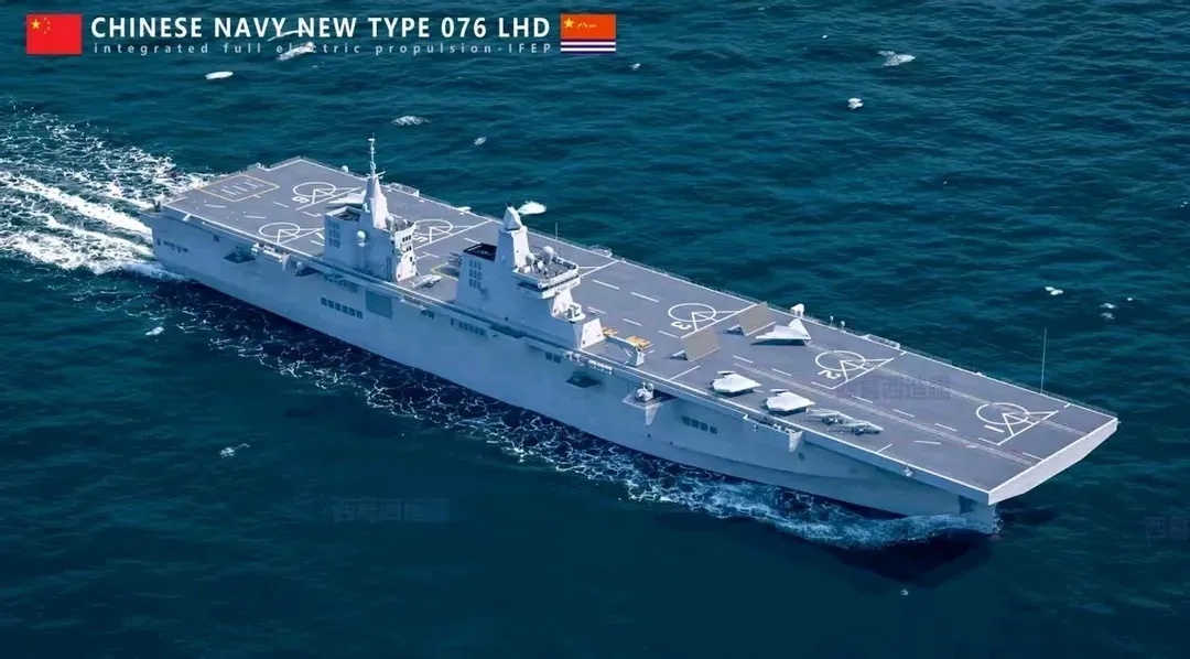 076两栖攻击舰：舰载机配备的新图景076两栖攻击舰作为我国海军舰艇家族中的重要