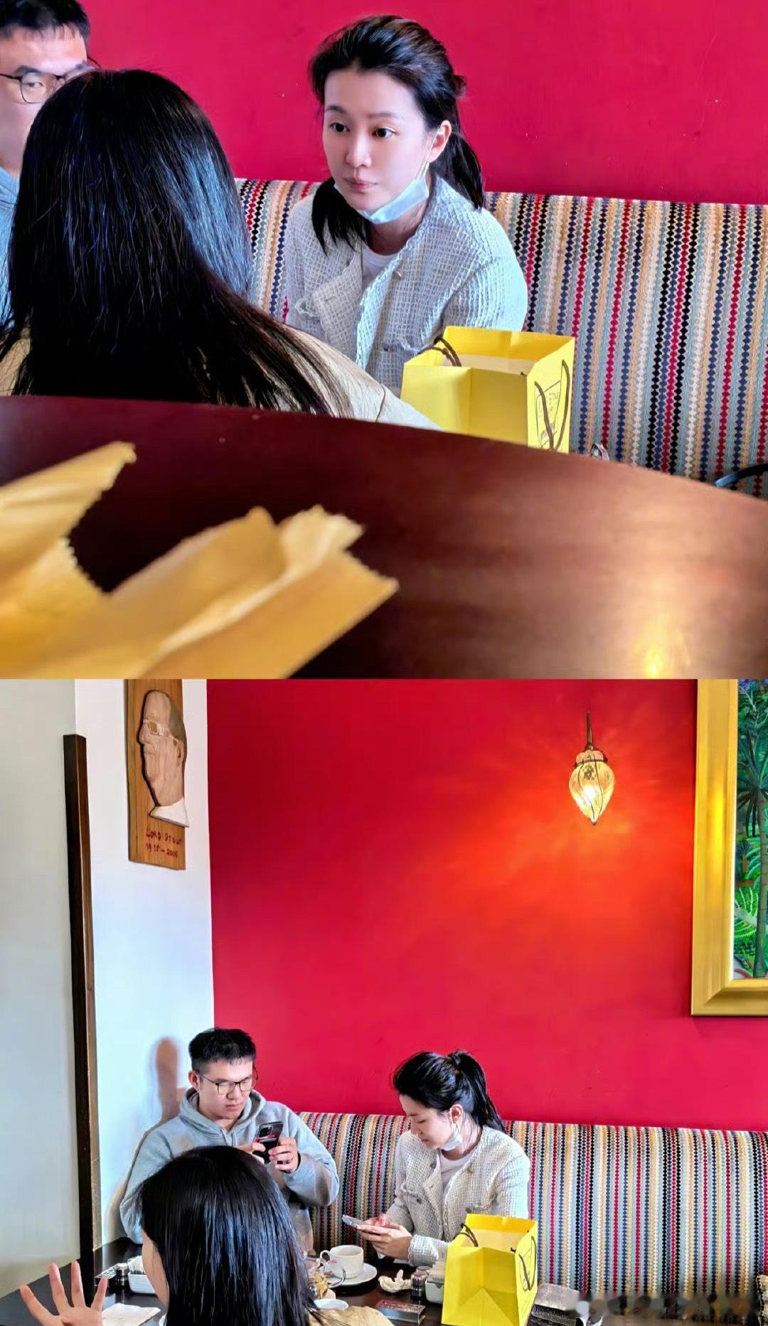 澳门偶遇乔欣哇！网友在澳门一家咖啡店偶遇乔欣！！ ​ ​​​