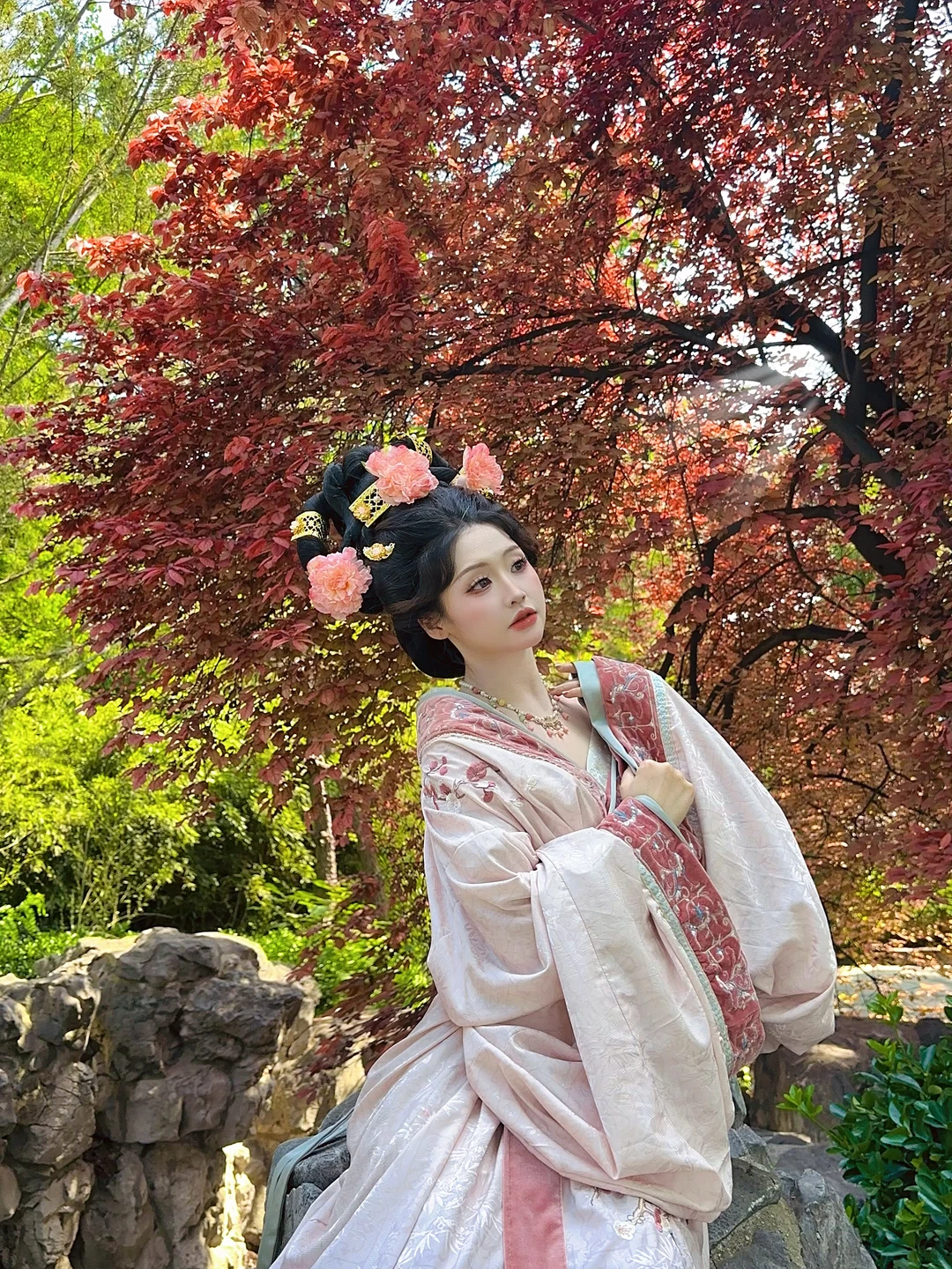 西安汉服探店｜小柚子汉服馆氛围感拉满✨