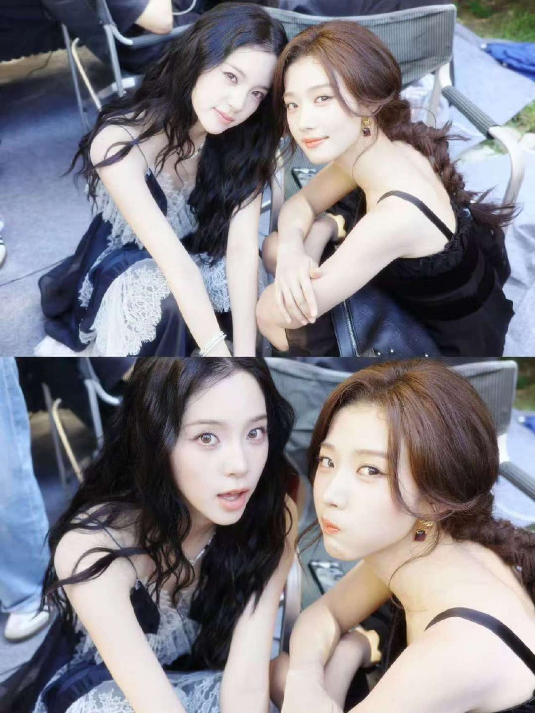 卢昱晓又去收集美女了卢昱晓美得不像话 美女➕美女组合，我爱看！ ​​​
